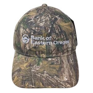 OC Bank of Eastern Oregon Baseball Cap Green Realtree OS Strapback Hat Camo